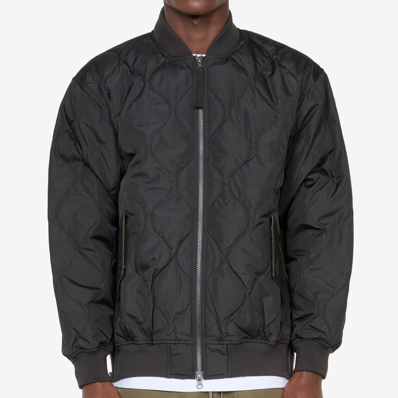 Military MA-1 Type Down Jacket Black Jackets