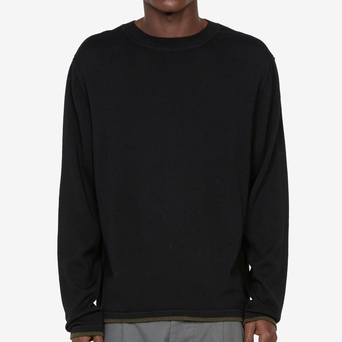Tipped Thermal Black Jumpers