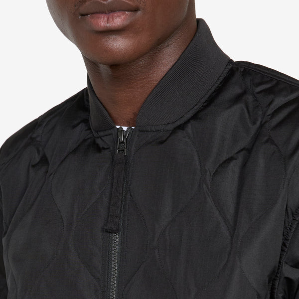 Military MA-1 Type Down Jacket Black Jackets