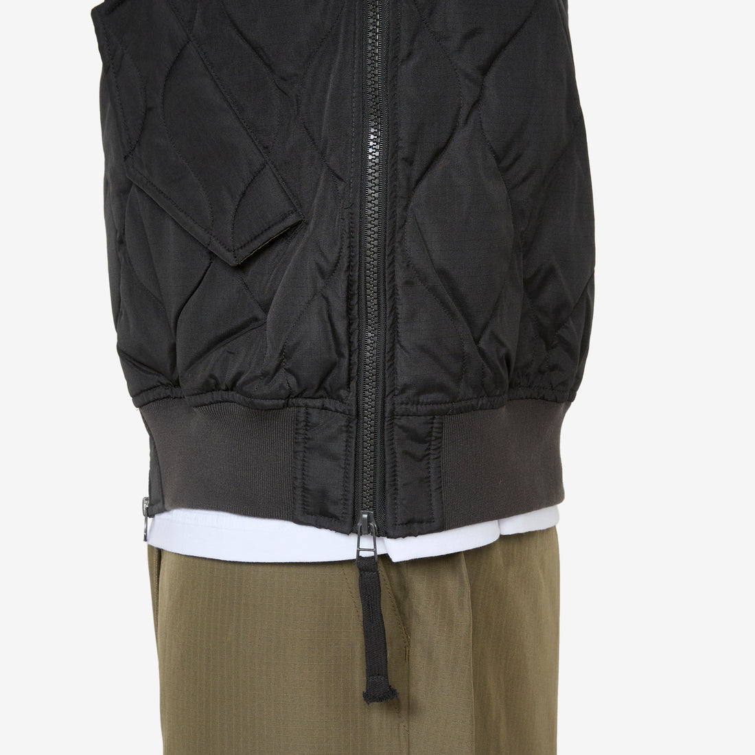 Military MA-1 Type Down Jacket Black Jackets