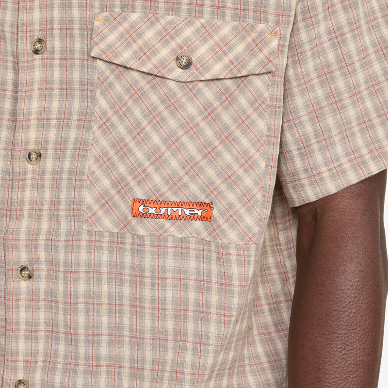 Witness Short Sleeve Shirt Taupe Shirts