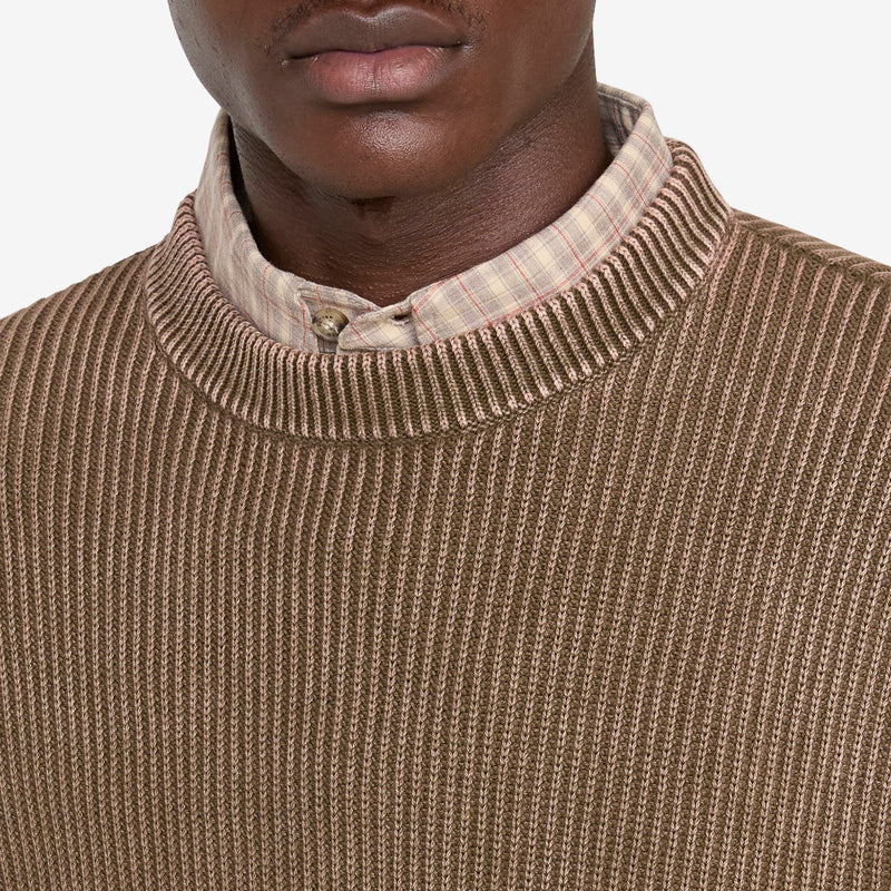Bleach Knit Sweater Brown Jumpers