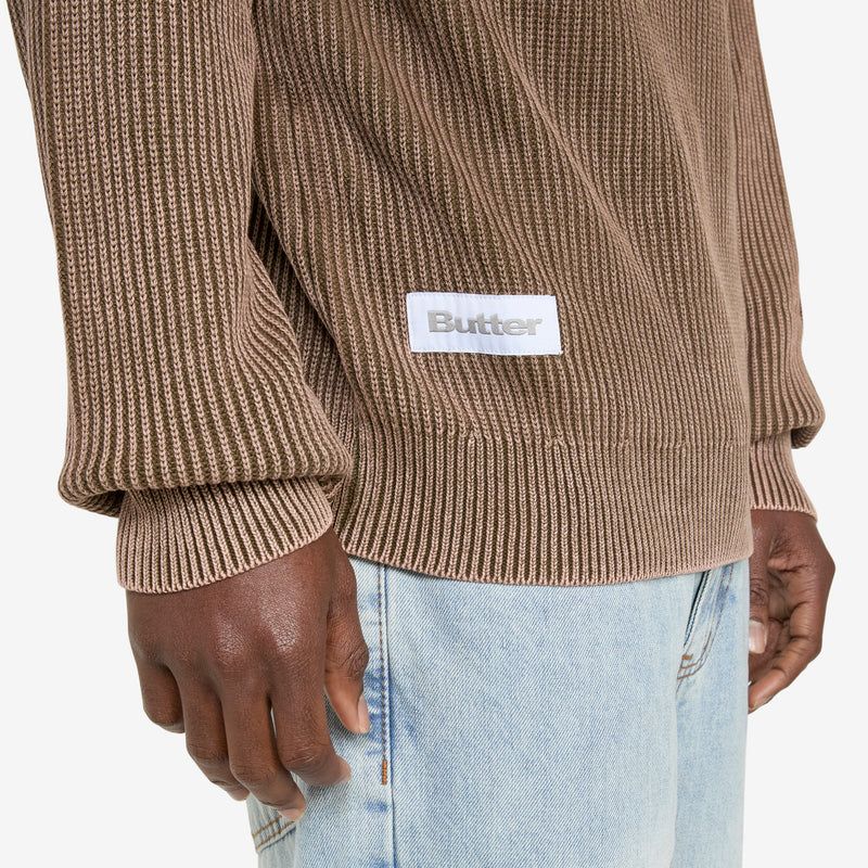 Bleach Knit Sweater Brown Jumpers