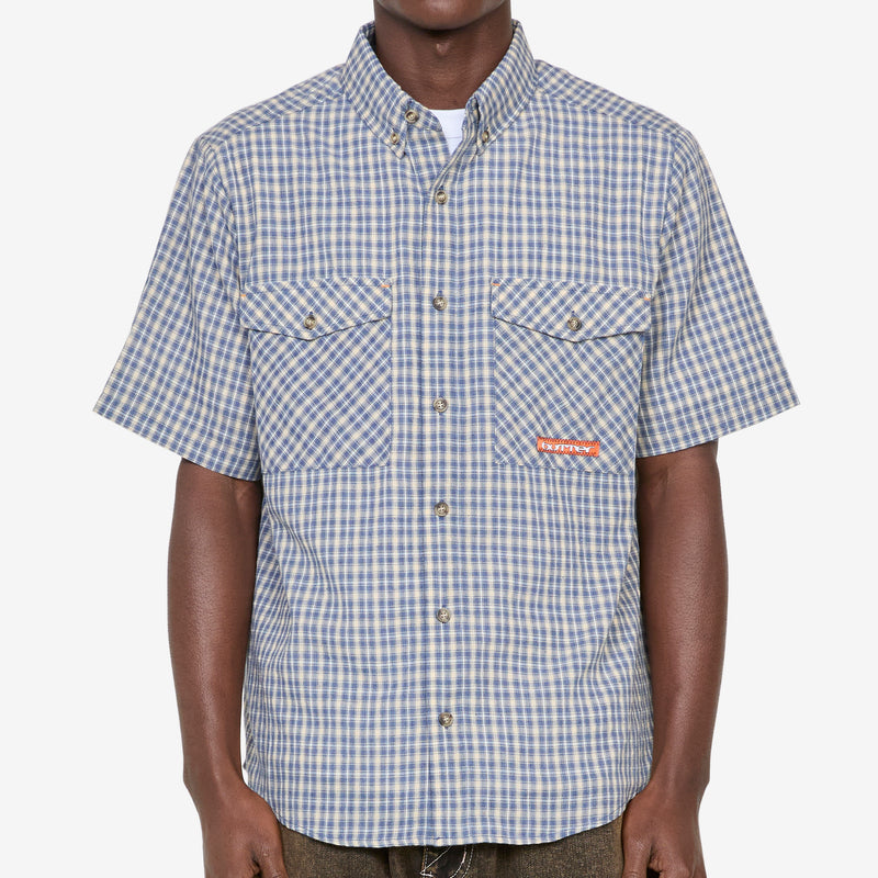 Witness Short Sleeve Shirt Navy Shirts