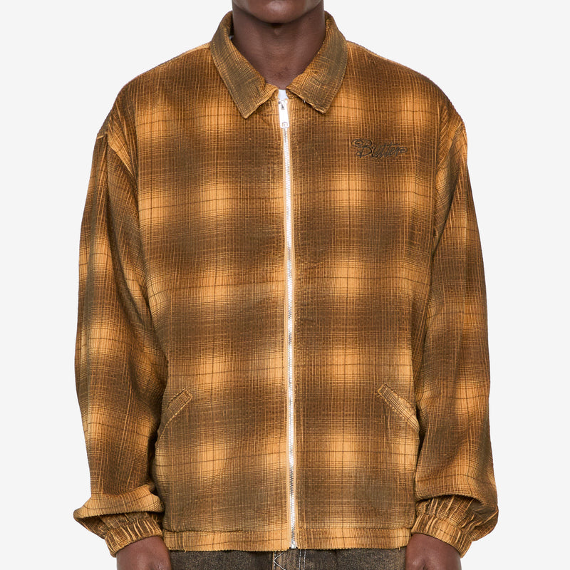 Jive Cord Jacket Mustard Plaid Jackets