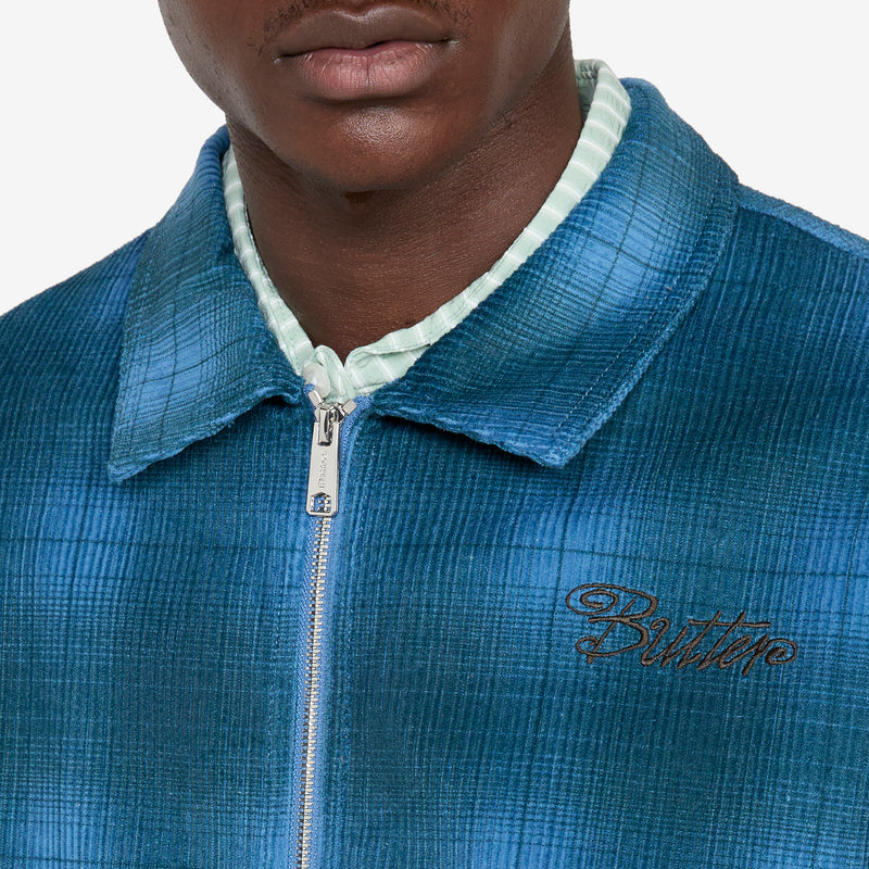 Jive Cord Jacket Blue Plaid Jackets