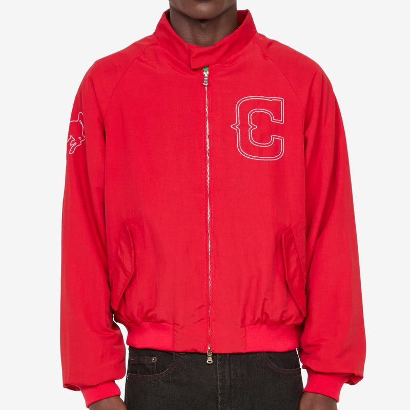Nylon Championship Jacket Red Jackets