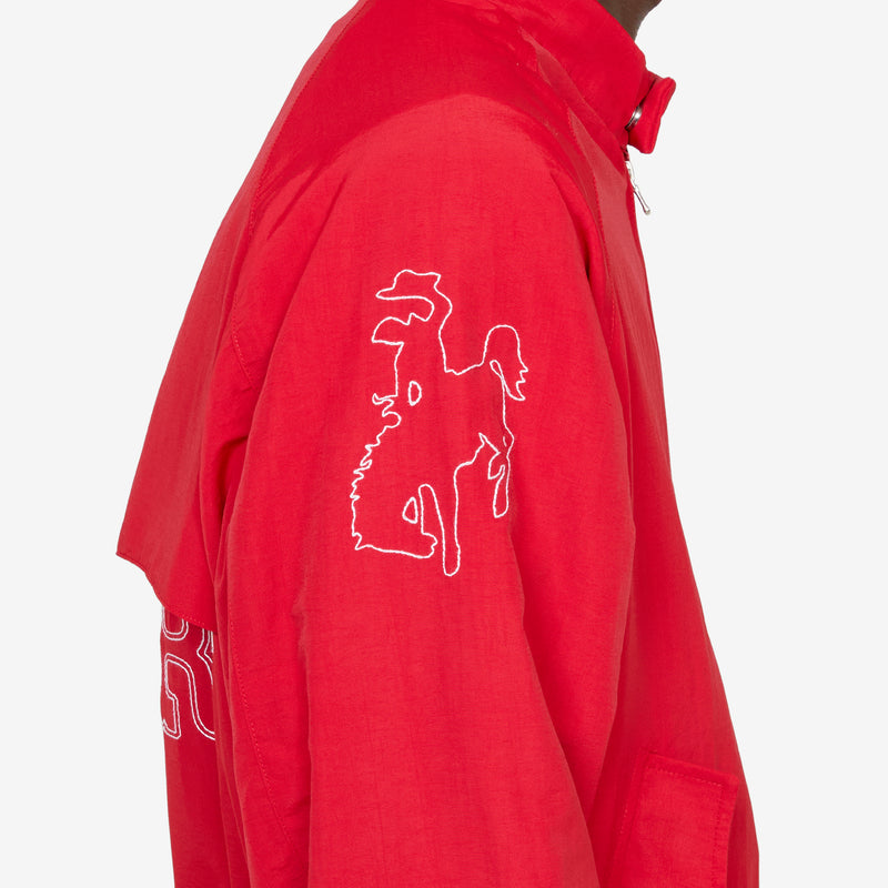 Nylon Championship Jacket Red Jackets