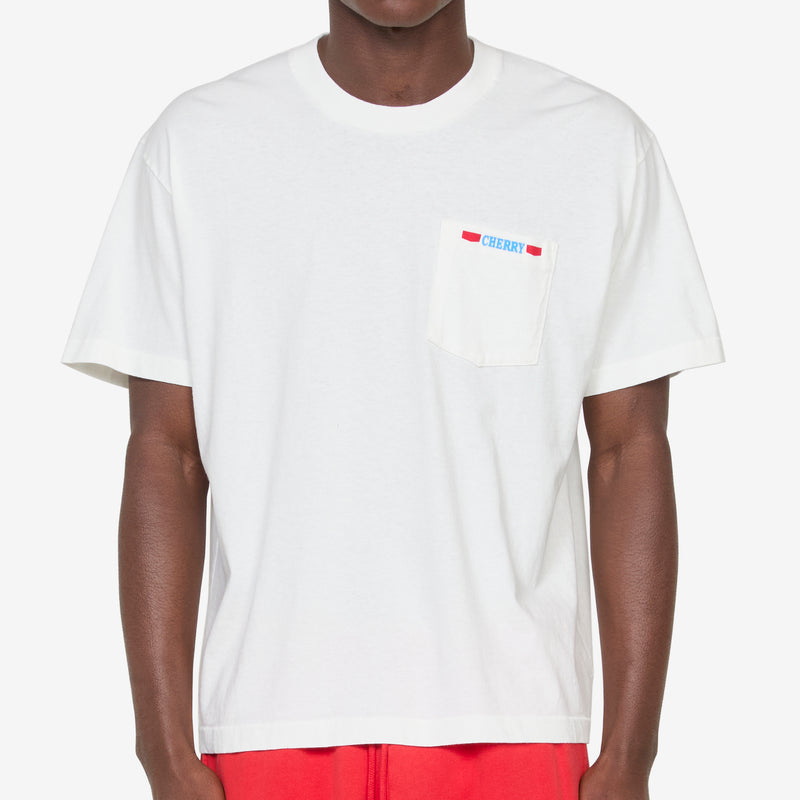 Pico Rivera Classic Pocket T-Shirt Vintage White Tees