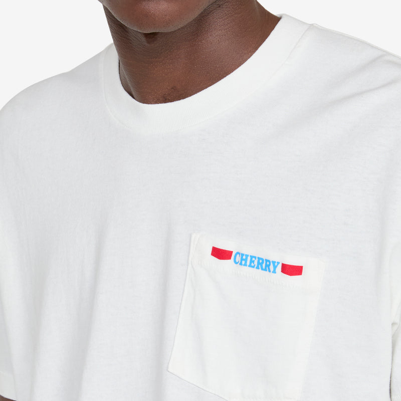 Pico Rivera Classic Pocket T-Shirt Vintage White Tees