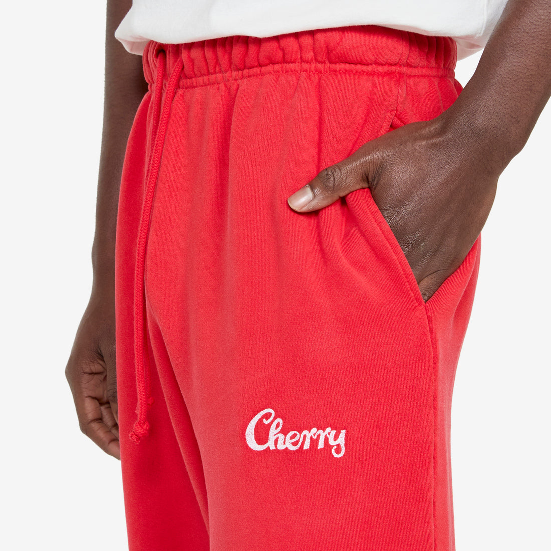 Best Quality Sweatpants Sun Faded Red Pants