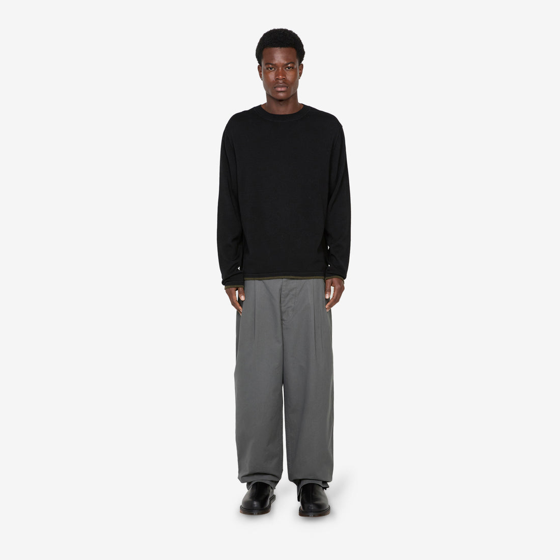 Tipped Thermal Black Jumpers