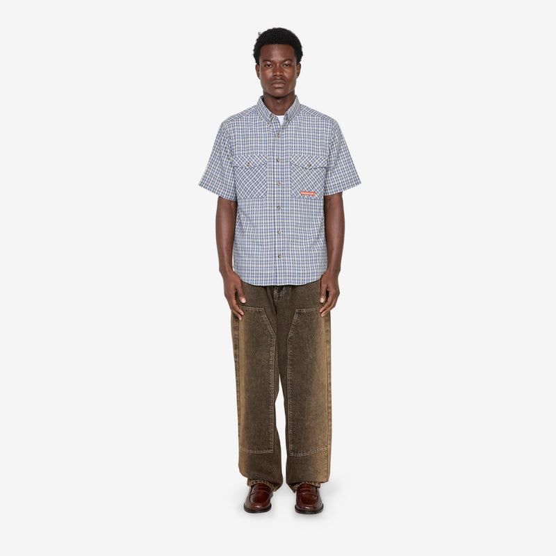 Witness Short Sleeve Shirt Navy Shirts