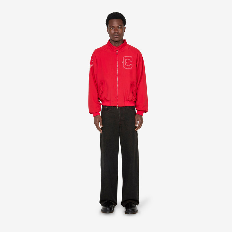Nylon Championship Jacket Red Jackets