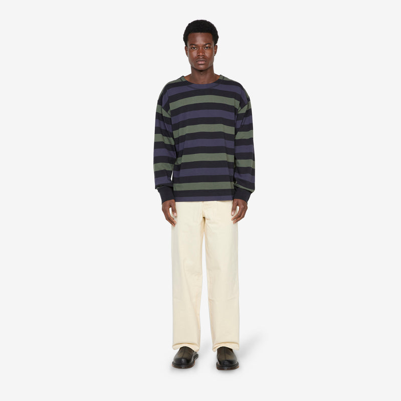 Crew Neck Matelot Off Black | Indigo | Uniform Green Jumpers