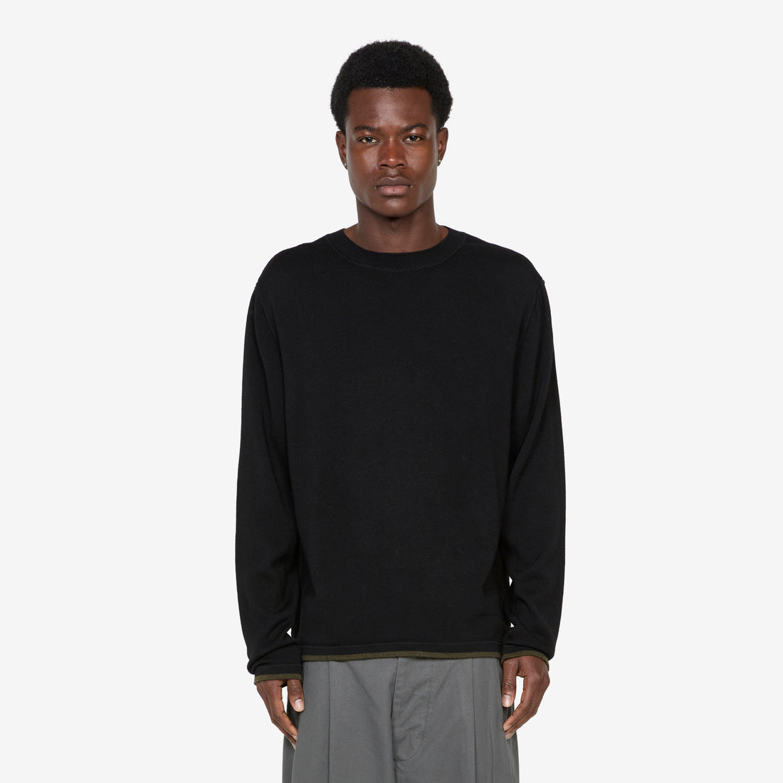Tipped Thermal Black Jumpers