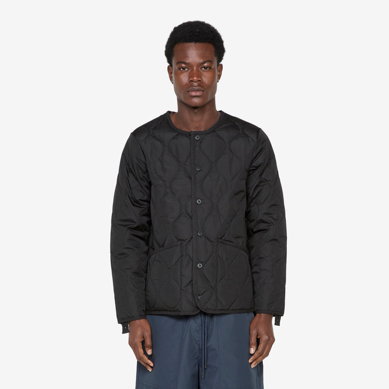 Military Crew Neck Down Jacket Black Jackets
