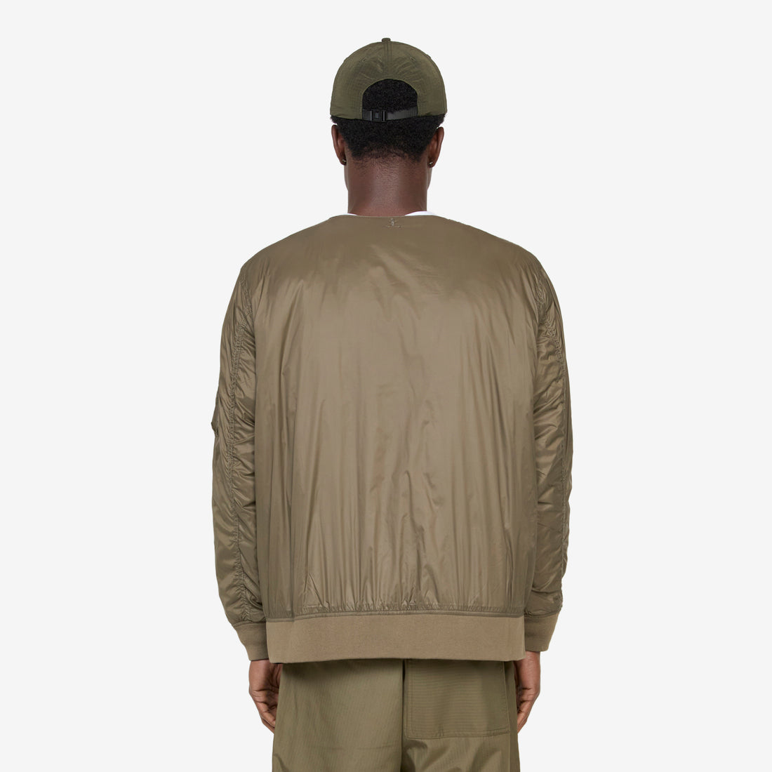 Reversible MA-1 Type Inner Down Jacket Dark Olive | Black Jackets