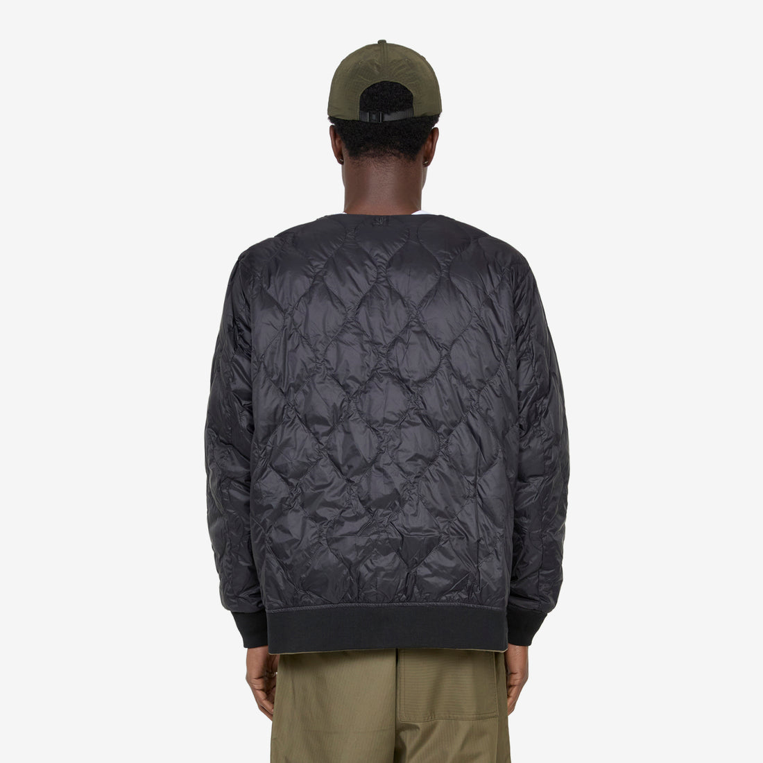 Reversible MA-1 Type Inner Down Jacket Dark Olive | Black Jackets