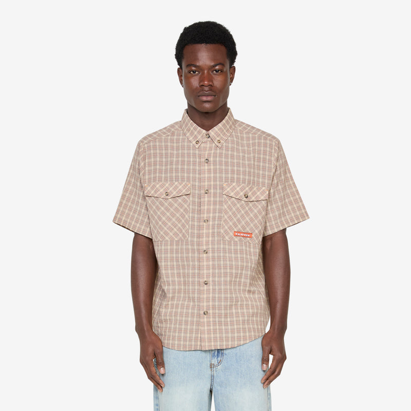 Witness Short Sleeve Shirt Taupe Shirts