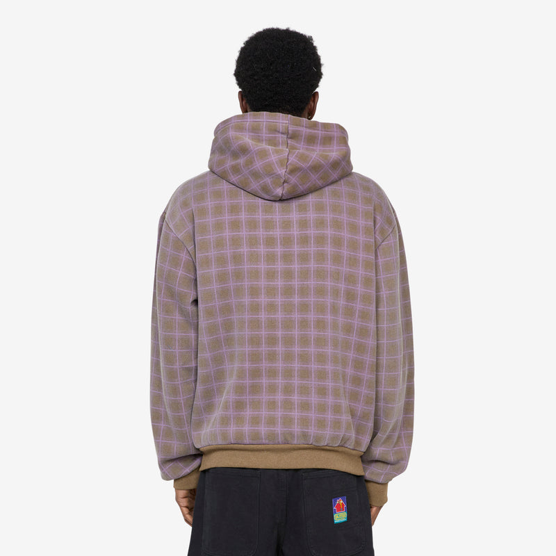 Eruption Zip-Thru Hood Plaid Jumpers