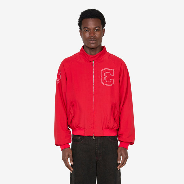 Nylon Championship Jacket Red Jackets