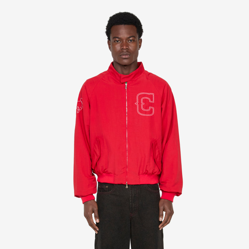 Nylon Championship Jacket Red Jackets