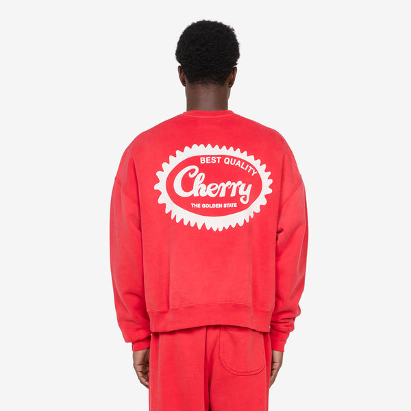 Best Quality Crewneck Sun Faded Red Jumpers
