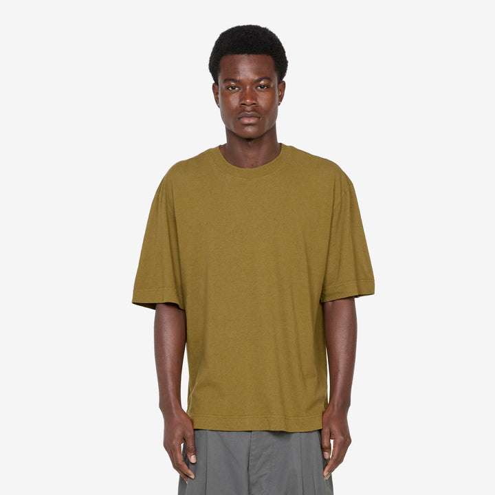 Simple T-Shirt Moss Front