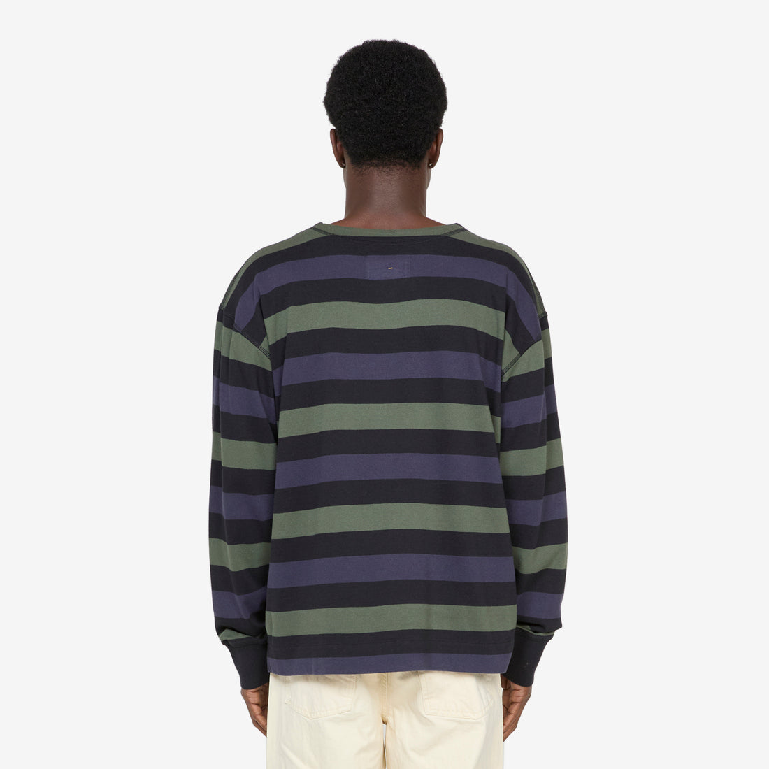 Crew Neck Matelot Off Black | Indigo | Uniform Green Jumpers
