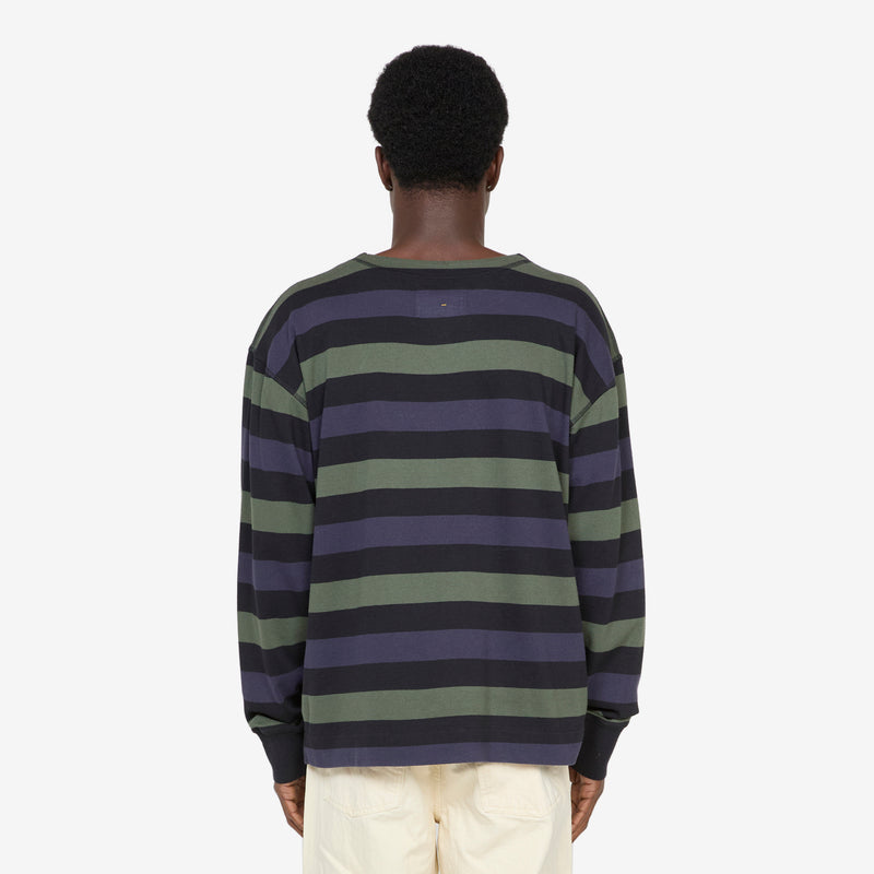 Crew Neck Matelot Off Black | Indigo | Uniform Green Jumpers