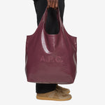 Ninon Tote Bag Cracked Blackberry