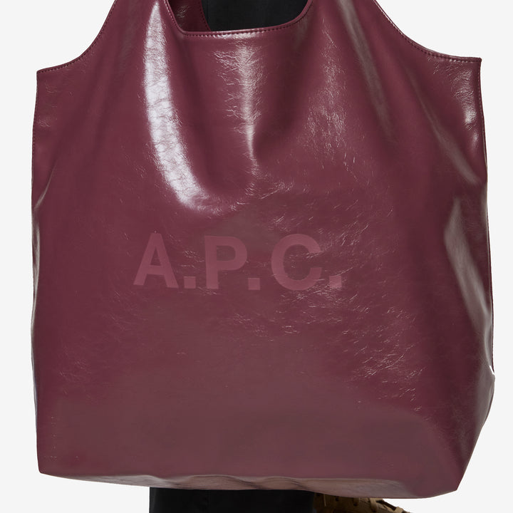 Ninon Tote Bag Cracked Blackberry