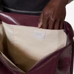 Ninon Tote Bag Cracked Blackberry