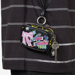 Camero Clip Punk Print Black