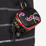 Camero Clip Punk Print Black
