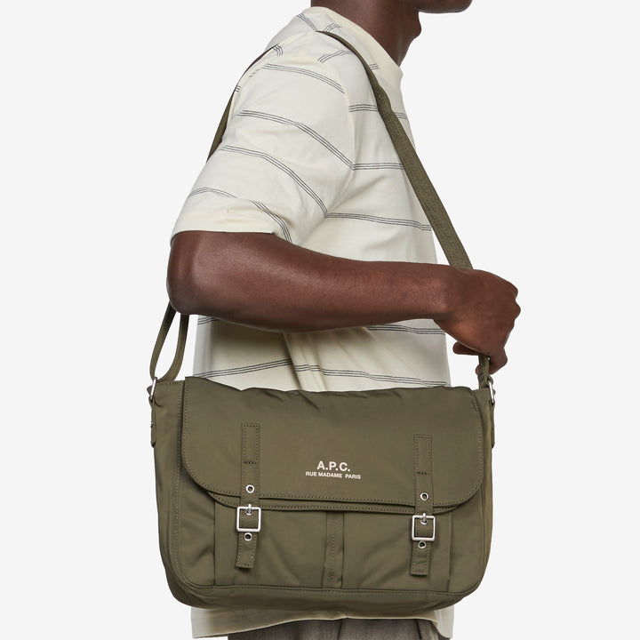 Messenger Archive Bag Khaki Front