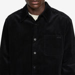 Malo Logo Overshirt Black