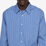 Malo Logo Shirt Blue Grey