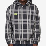 Umbro x Spine Plaid Hoodie Black