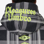 Umbro x Spine Plaid Hoodie Black