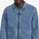 Denim Full Zip Jacket Stonewashed