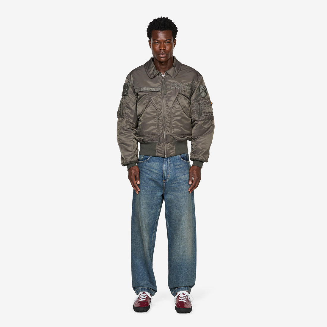 Alpha Industries x CWU-45 Bomber Rep Grey Jackets