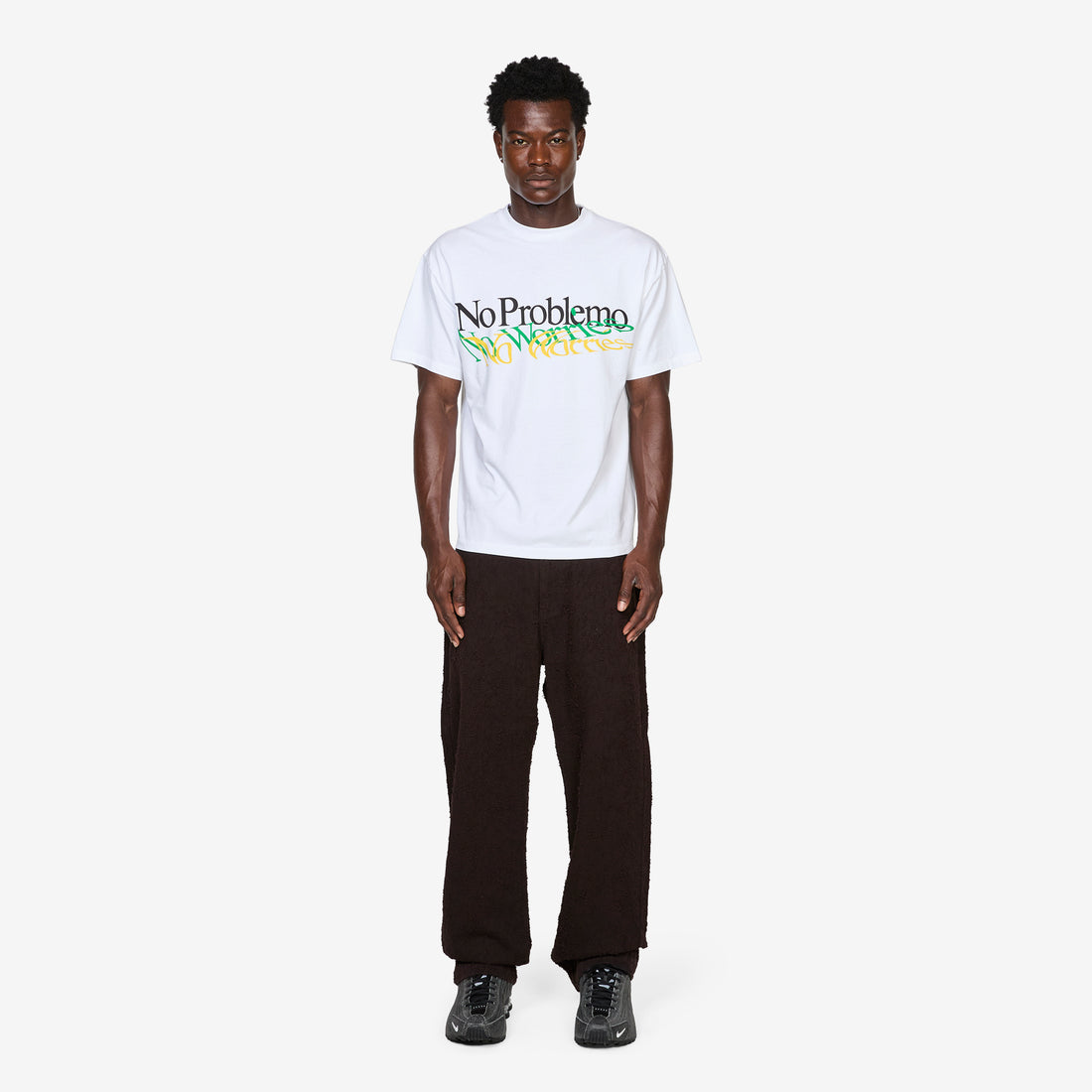 Above The Clouds x 'No Worries' T-Shirt White Tees