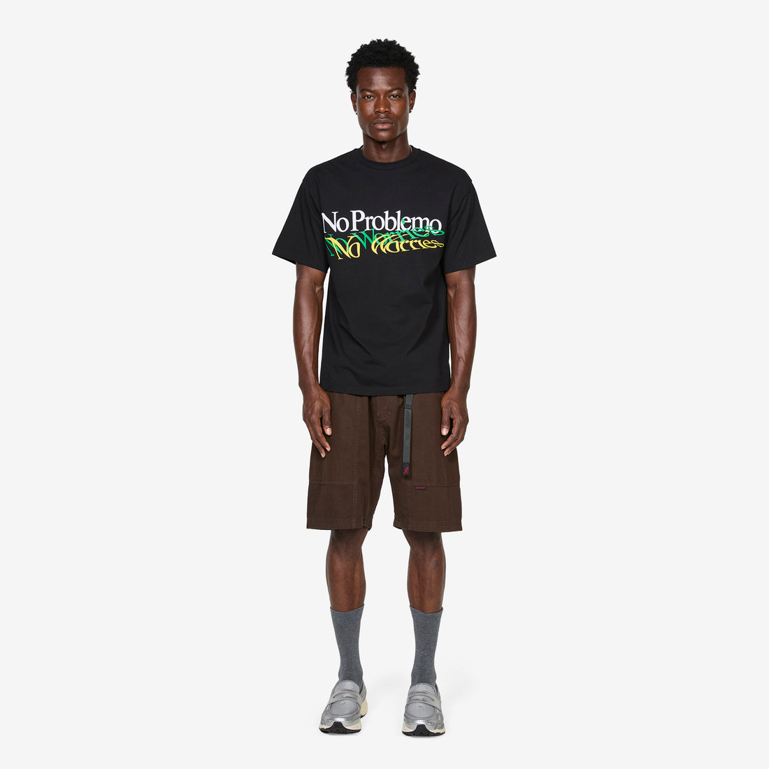 Above The Clouds x 'No Worries' T-Shirt Black Tees