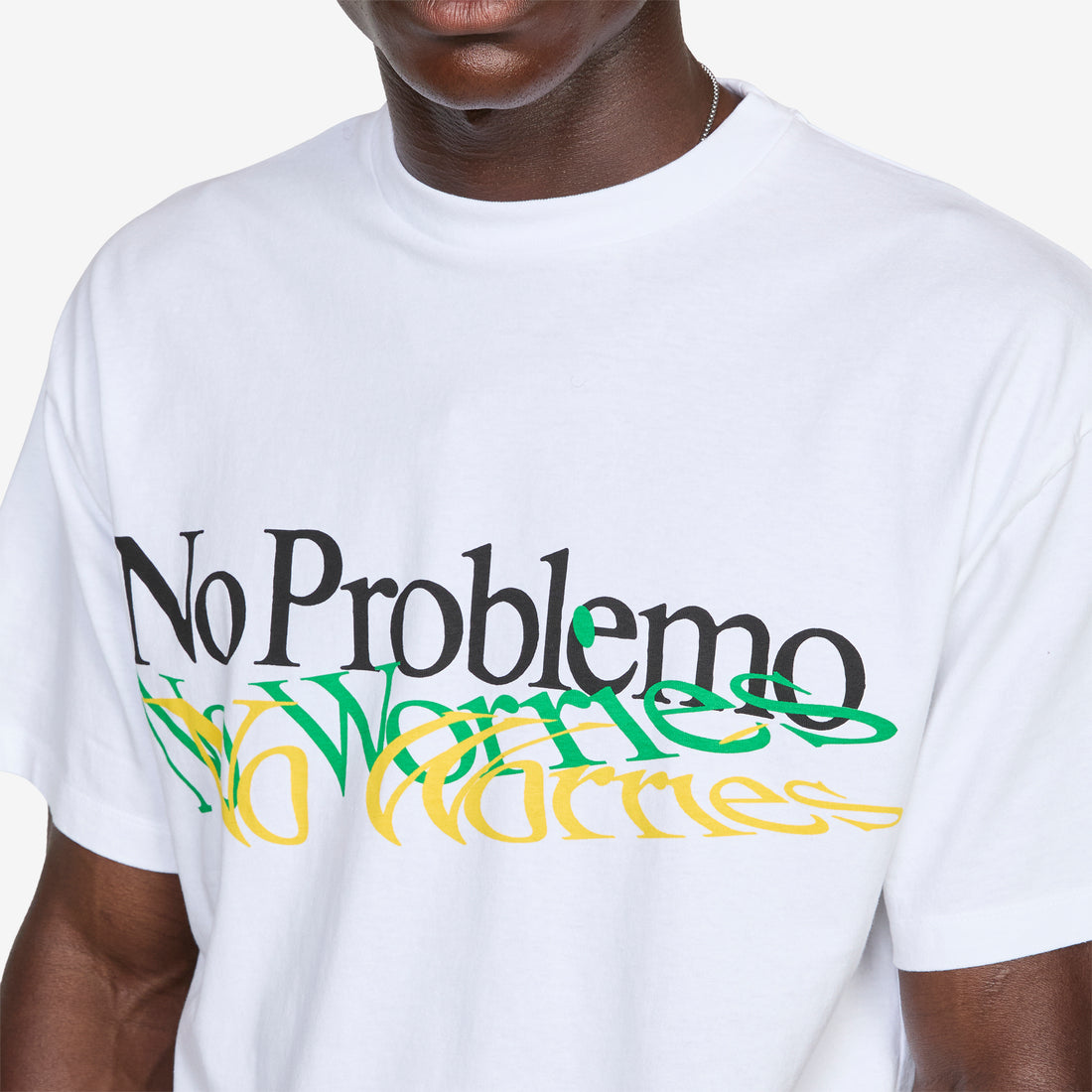 Above The Clouds x 'No Worries' T-Shirt White Tees