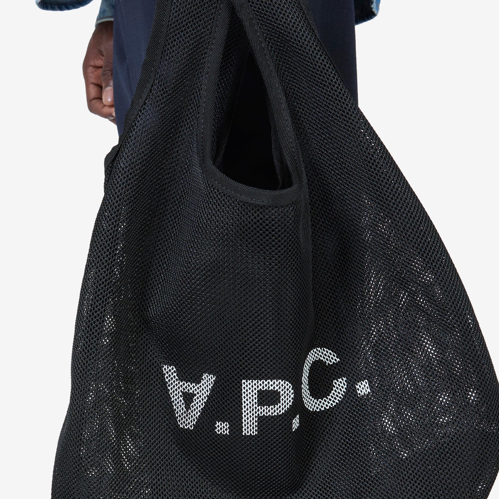 Rebound Shopping Bag Black Above The Clouds