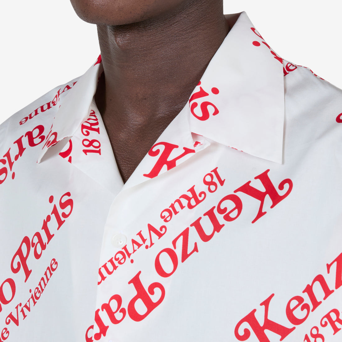 'KENZO by Verdy' Boxy Shirt Off White Shirts