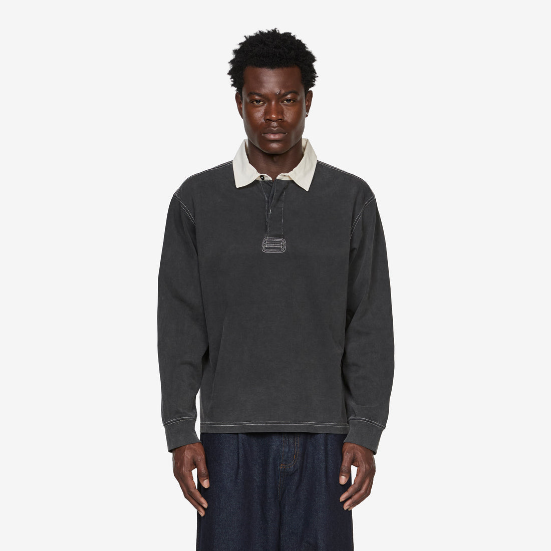 Rugby Longsleeve Black Tees