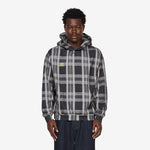 Umbro x Spine Plaid Hoodie Black